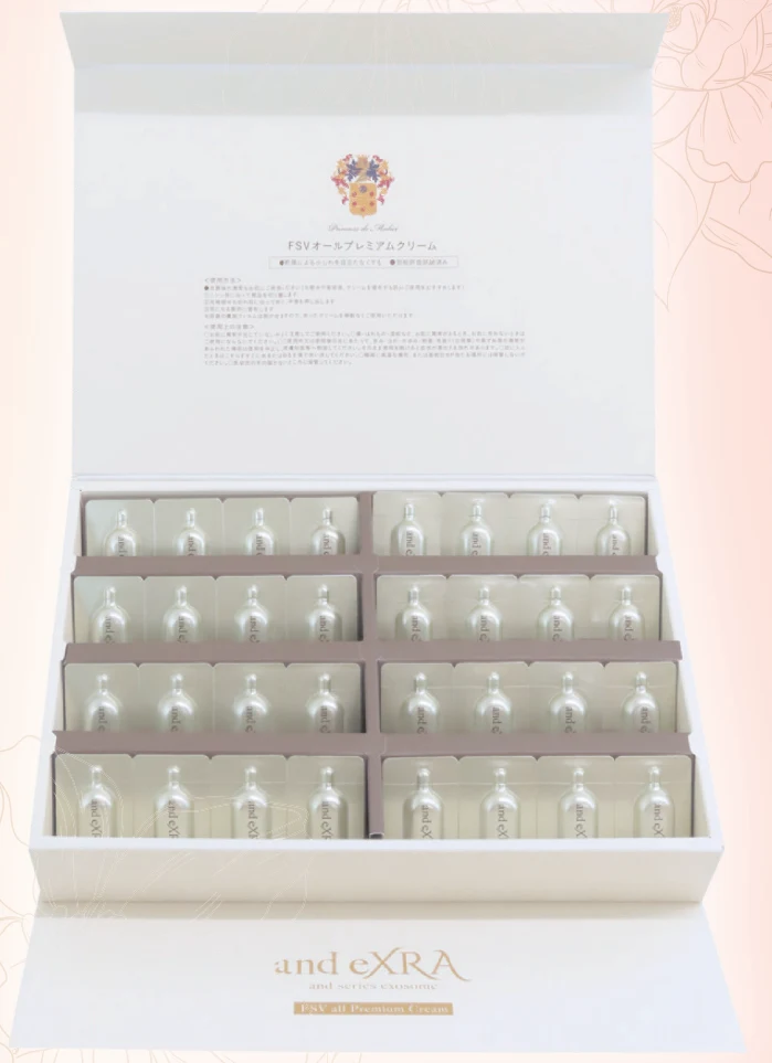 and eXRA FSVオールプレミアムクリームの個包装製品